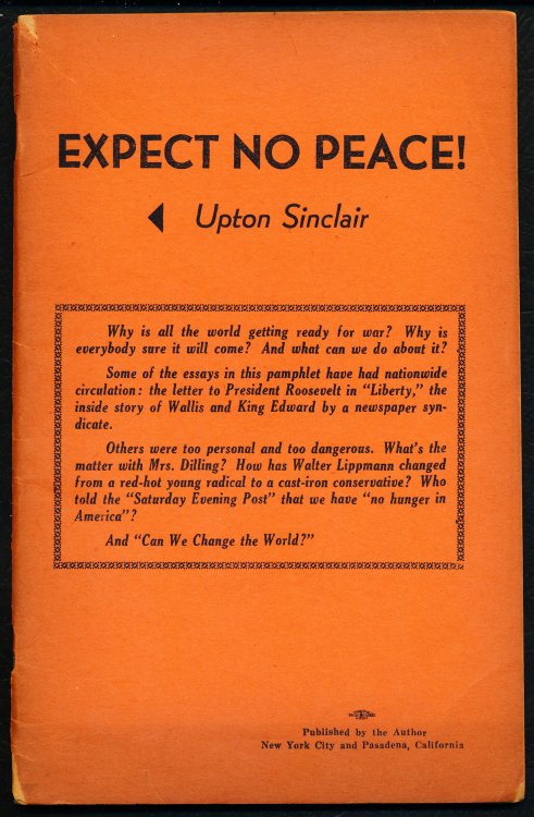 EXPECT NO PEACE!