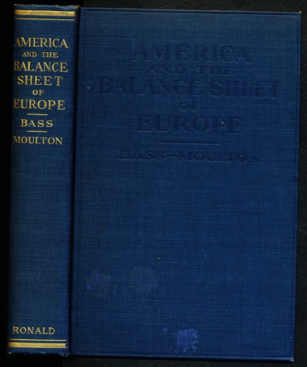 AMERICA AND THE BALANCE SHEET OF EUROPE