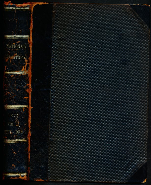 NATIONAL REPOSITORY, Devoted To General and Religious Literature, Criticism, and Art. Volume II, July, 1877 through December, 1877.