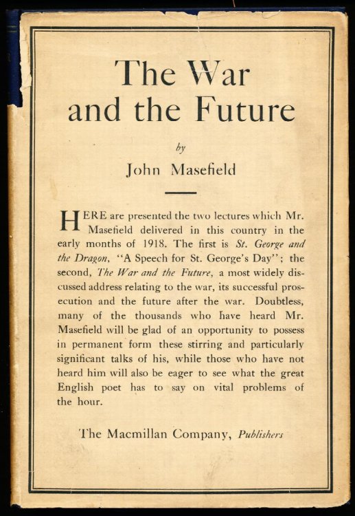 THE WAR AND THE FUTURE.