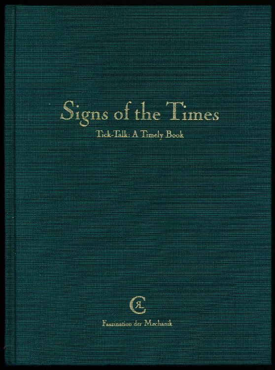 SIGNS OF THE TIMES. TICK-TOCK. A Timely Book.