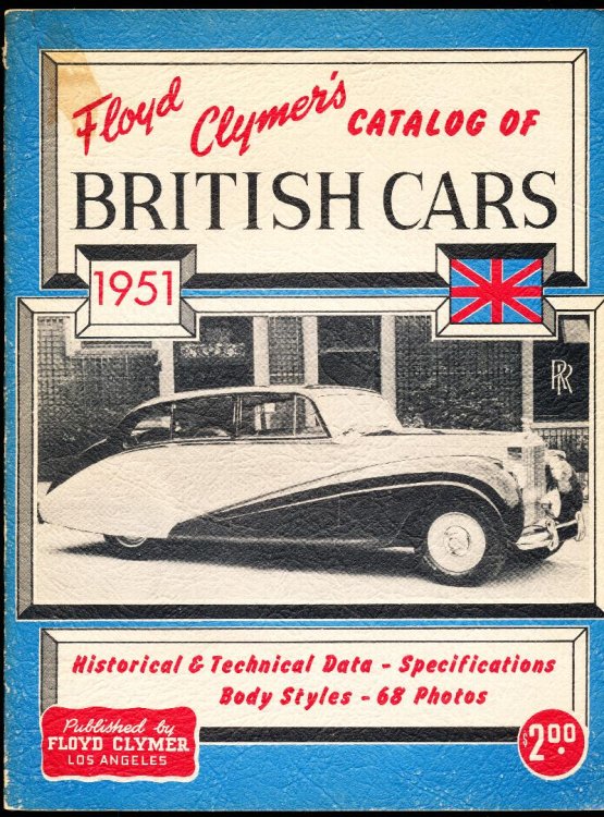 BRITISH MOTOR CARS 1950/51