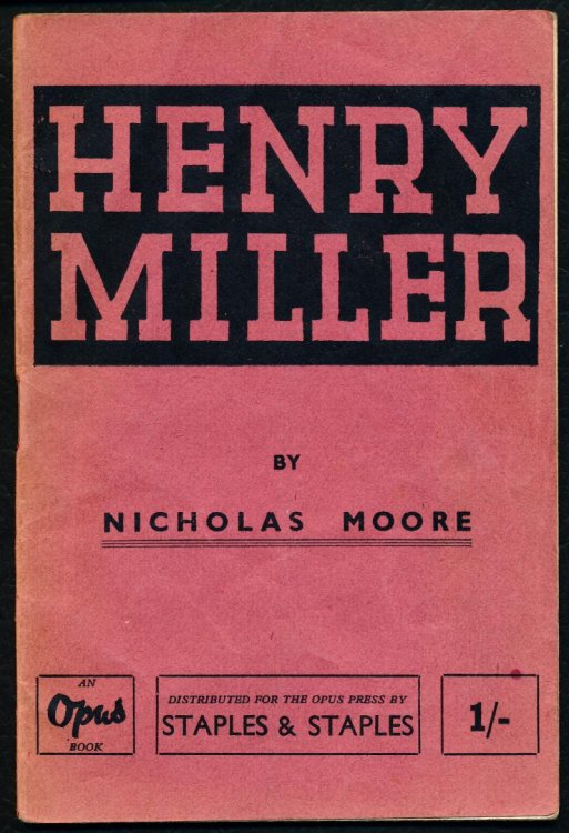 HENRY MILLER.