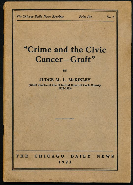 "CRIME AND THE CIVIC CANCER-GRAFT"