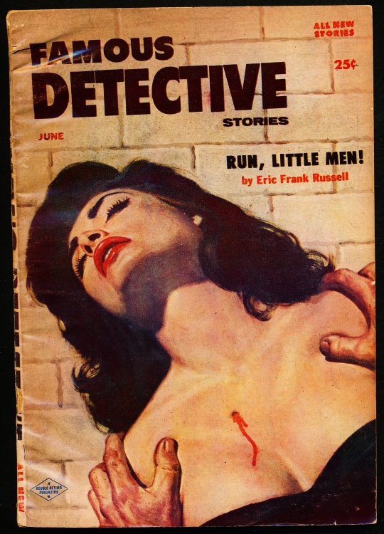 FAMOUS DETECTIVE STORIES, June 1956