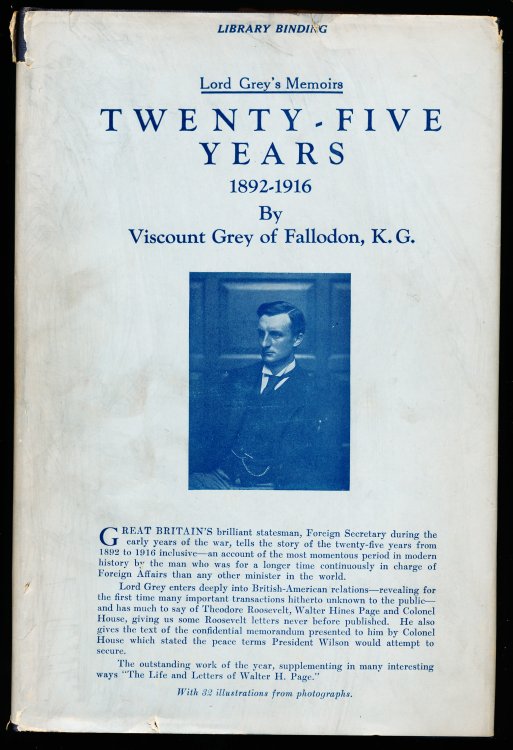 TWENTY-FIVE YEARS 1892-1916. 2 volumes