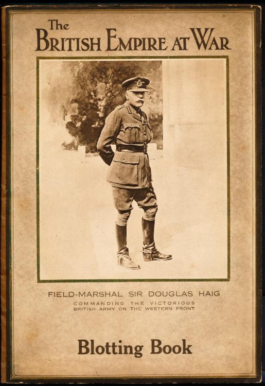 THE BRITISH EMPIRE AT WAR BLOTTING BOOK