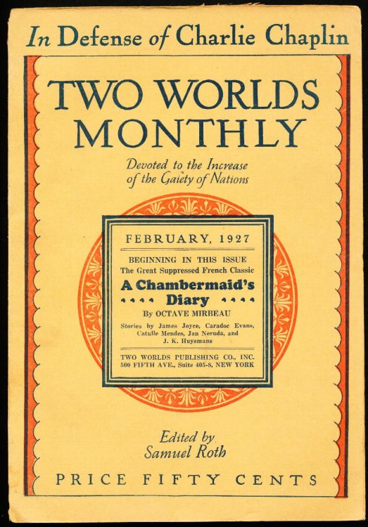 TWO WORLDS MONTHLY. Volume 2, Number 3, February, 1927