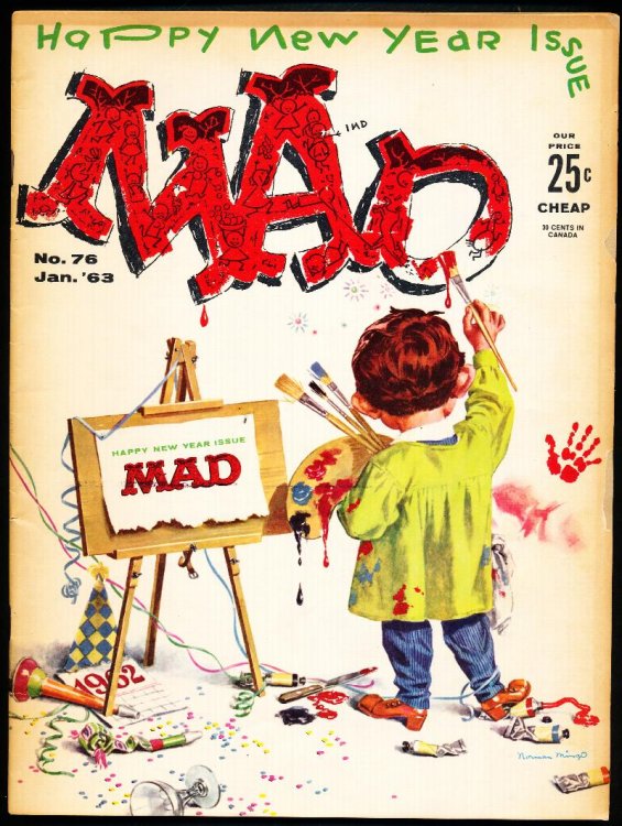 MAD. Happy New Year Issue. No. 76, January 1963