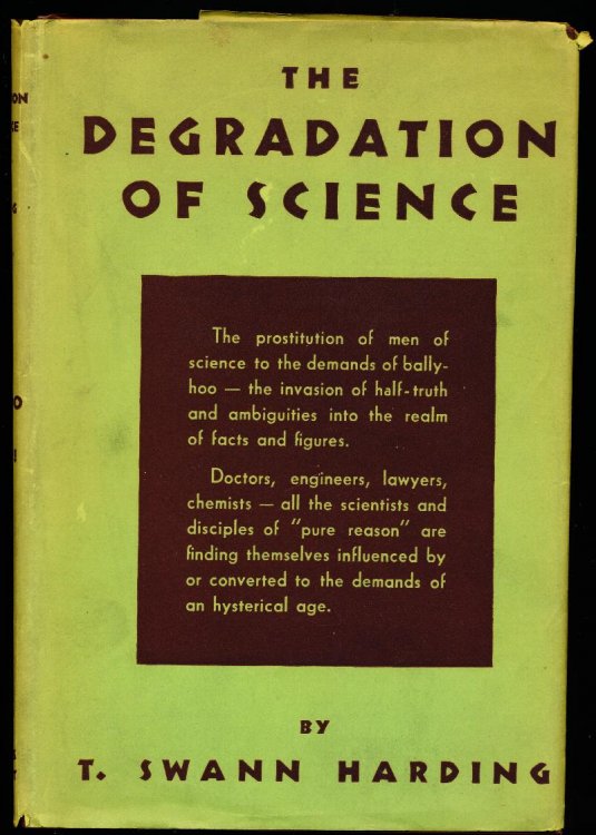 THE DEGRADATION OF SCIENCE.