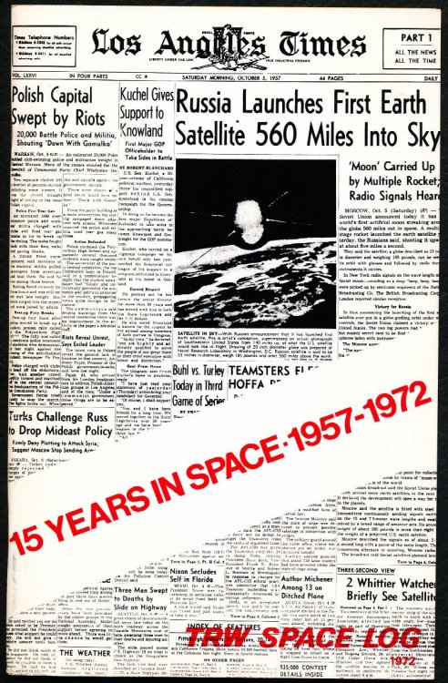 Image for TRW SPACE LOG 1972. Vol. 11 (eleven) Fifteen Years in Space: 1957-1972 TRW SPACE LOG 1972. Vol. 11 (eleven) Fifteen Years in Space: 1957-1972