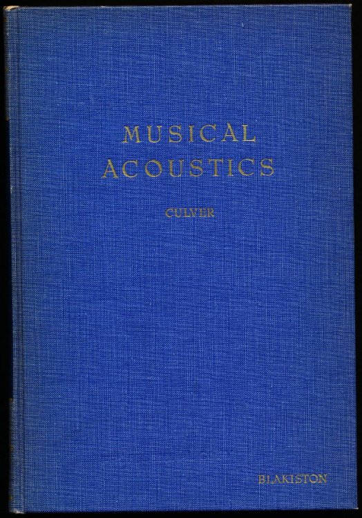 MUSICAL ACOUSTICS.