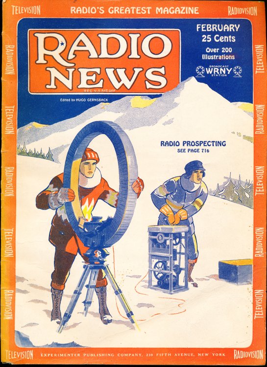 RADIO NEWS. February 1929, Vol. X, No. 8
