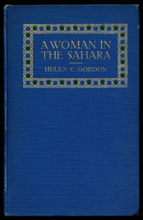 A WOMAN IN THE SAHARA.