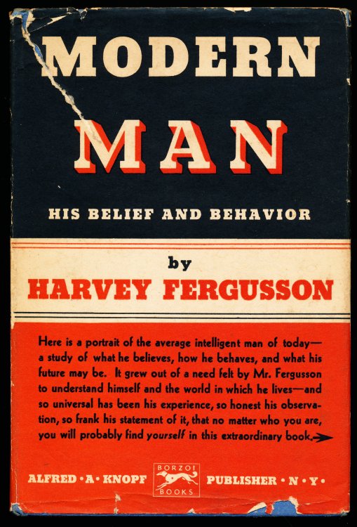 MODERN MAN. His Belief and Behavior