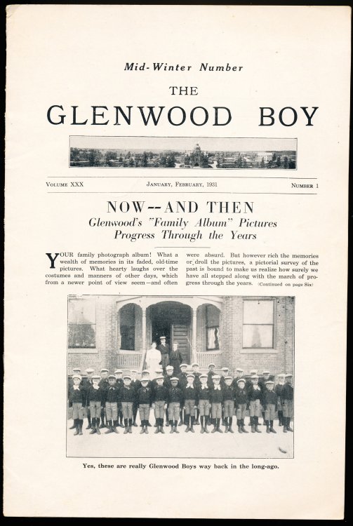 THE GLENWOOD BOY. Mid-Winter Number, Volume XXX., Number 1. January, February, 1931