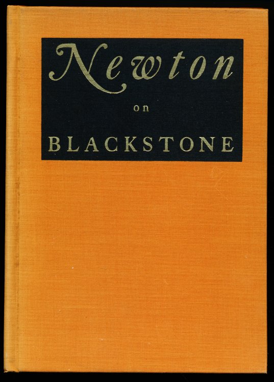 NEWTON ON BLACKSTONE