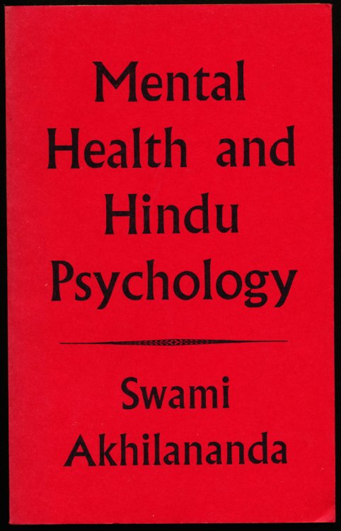 MENTAL HEALTH AND HINDU PSYCHOLOGY