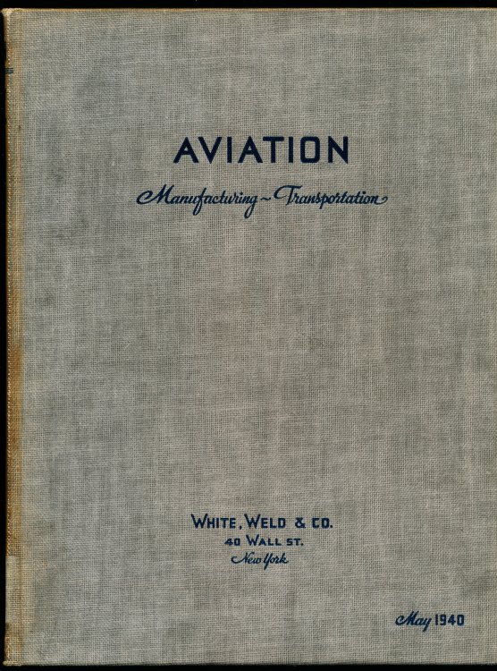 AVIATION. MANUFACTURING -- TRANSPORTATION