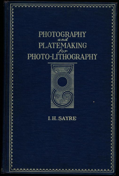 PHOTOGRAPHY AND PLATEMAKING FOR PHOTO-LITHOGRAPHY
