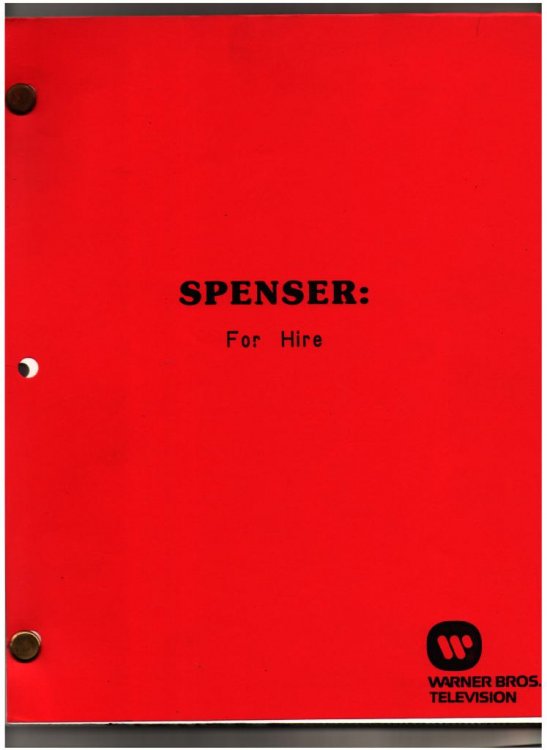 Spenser For Hire script: 