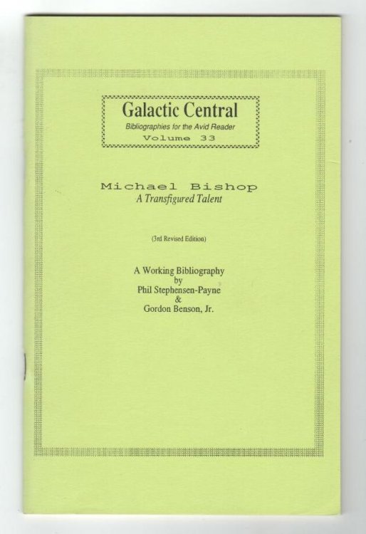 Michael Bishop: A Transfigured Talent. A Working Bibliography