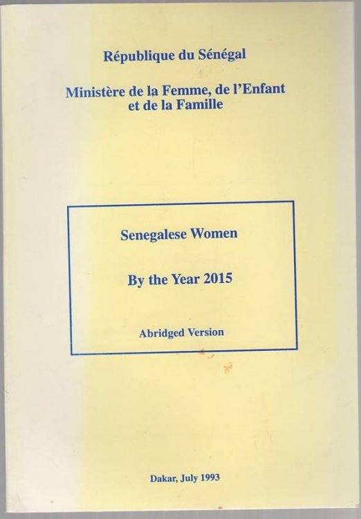 Senegalese Women by the Year 2015 (Abridged Version)