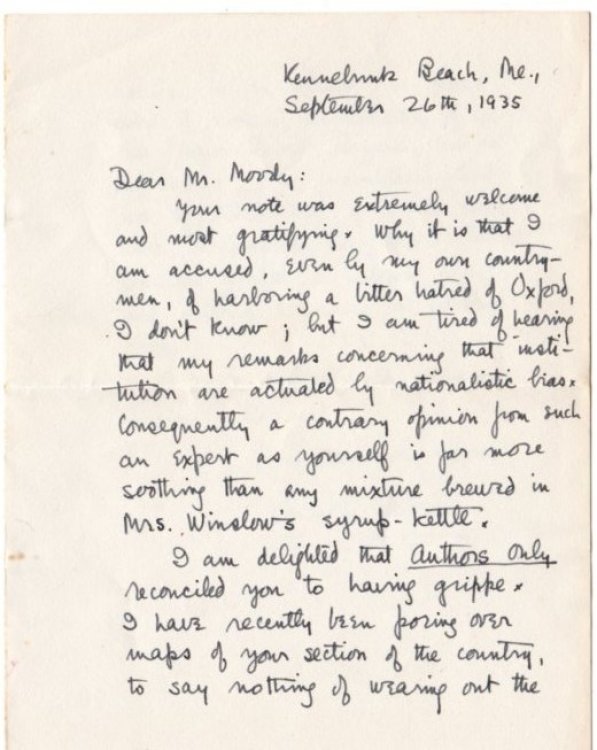 Autograph Letter Signed