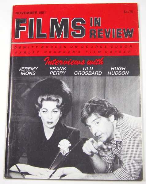 Films in Review (November, 1981)