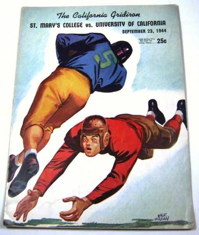 The California Gridiron: St. Mary's College vs. University of California (September 23rd, 1944, Vol. 12, No. 1)
