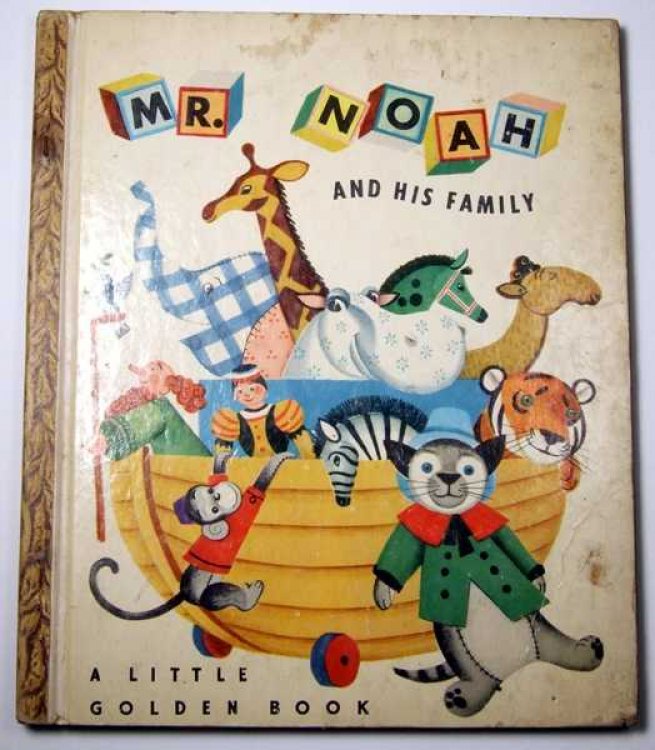 Mr. Noah and His Family: A Little Golden Book