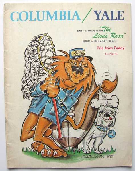 The Lion's Roar:The Columbia Football Magazine, Columbia vs. Yale (October 16, 1965, 590th Game)