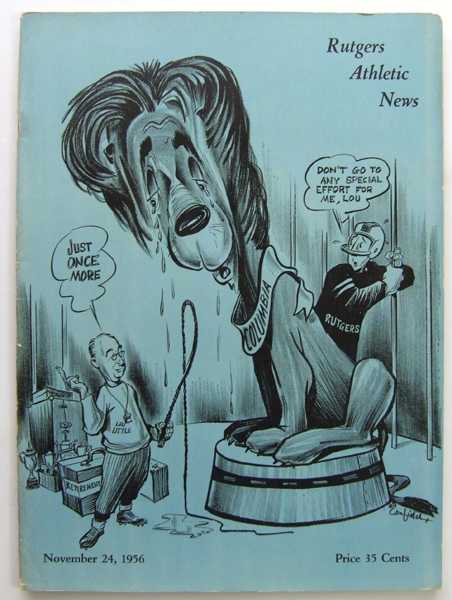 Rutgers Athletic News, Rutgers vs. Columbia (November 24, 1956)