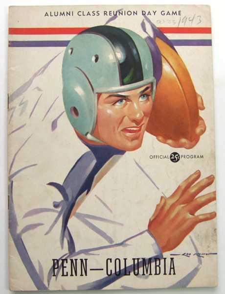 Columbia vs. Pennsylvania: Official Football Program (October 23, 1943)