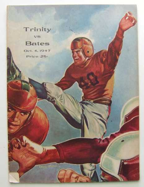 Trinity College vs. Bates (Football Program, October 4th, 1947)