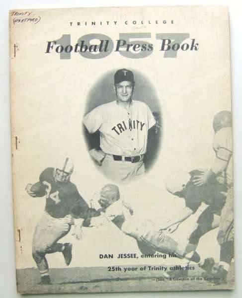 Trinity College Football 1957 Press Book