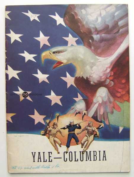 Columbia University vs. Yale (Football Program, October 9th, 1943)