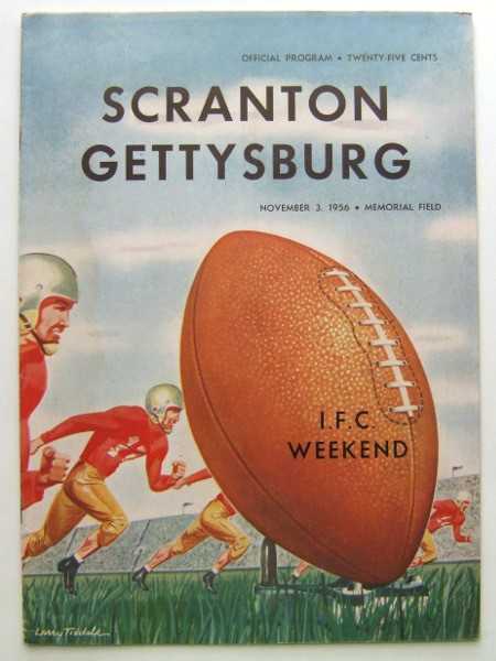 The Gettysburg Grid Bullet-In: Scranton vs. Gettysburg (Football Program, November 3rd, 1956)
