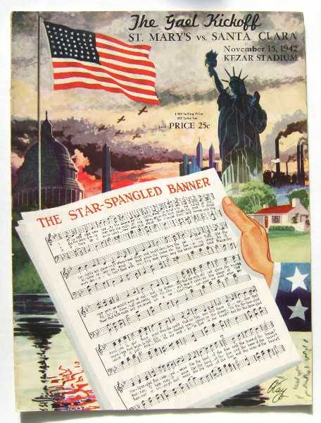 The Gael Kickoff: St. Mary's vs. Santa Clara (Football Program, November 15th, 1942)