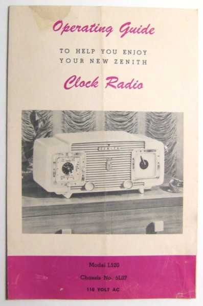 Operating Guide to Help You Enjoy Your New Zenith Clock Radio