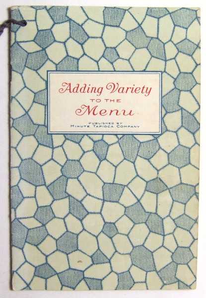 Adding Variety to the Menu (Promotional Cook Book)