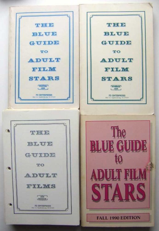 The Blue Guide to Adult Film Stars (Winter 1989, Summer 1989, Fall 1990); The Blue Guide to Adult Films