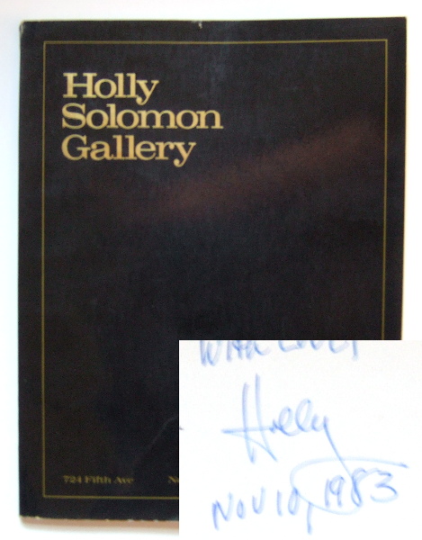 Holly Solomon Gallery, Inaugural Exhibition