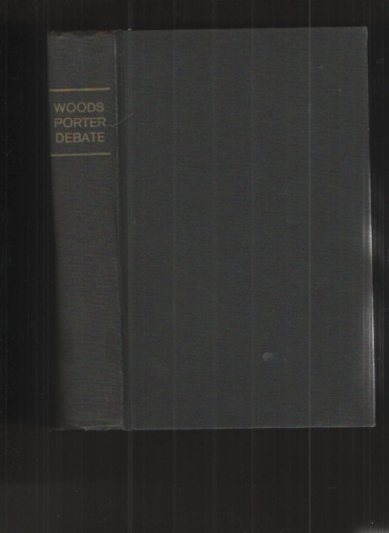The Woods Porter Debate on Orphan Homes and Homes for the Aged Held in Indianapolis, Indiana, January 3 - 6, 1956