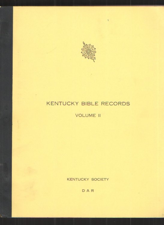 Kentucky Bible Records, Volume II