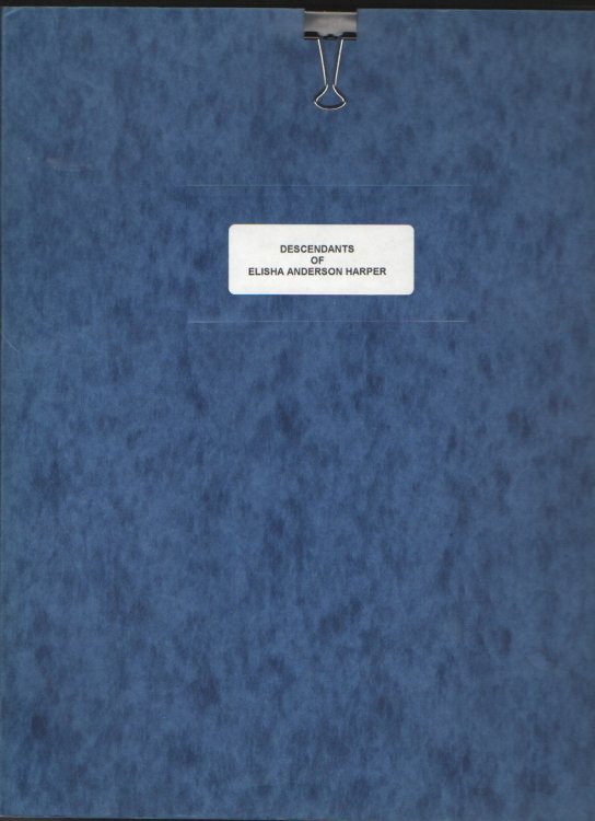 Descendants of Elisha Anderson Harper