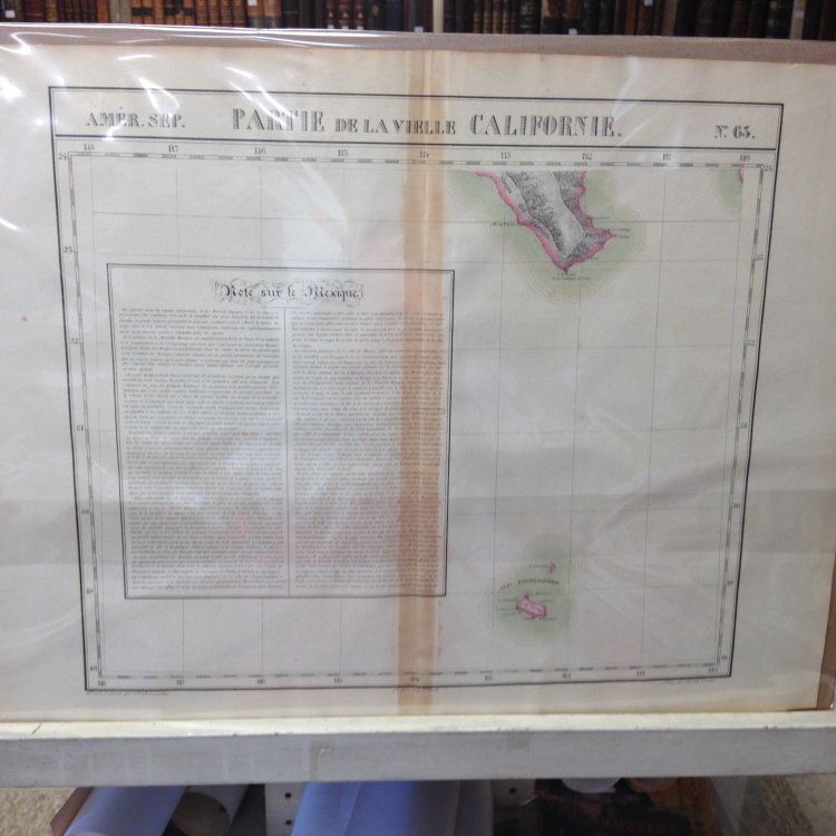 Atlas Universel De Geographie, Physique, Politique Et Mineralogique North America - Map of Southernmost Baja and Iles Revillagigedo (Partie De La Vielle Californie)