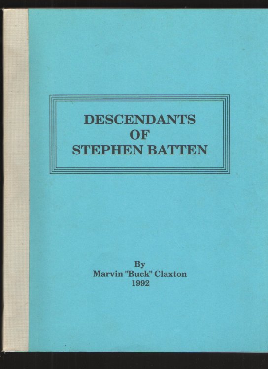 Descendants of Stephen Batten