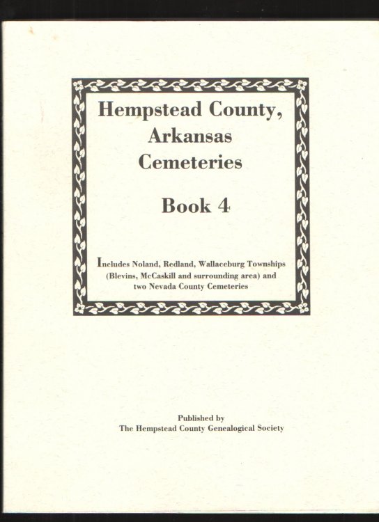 Hempstead County, Arkansas Cemeteries, Book 4