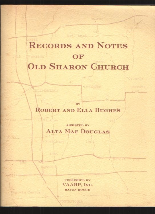 Records and Notes of Old Sharon Church
